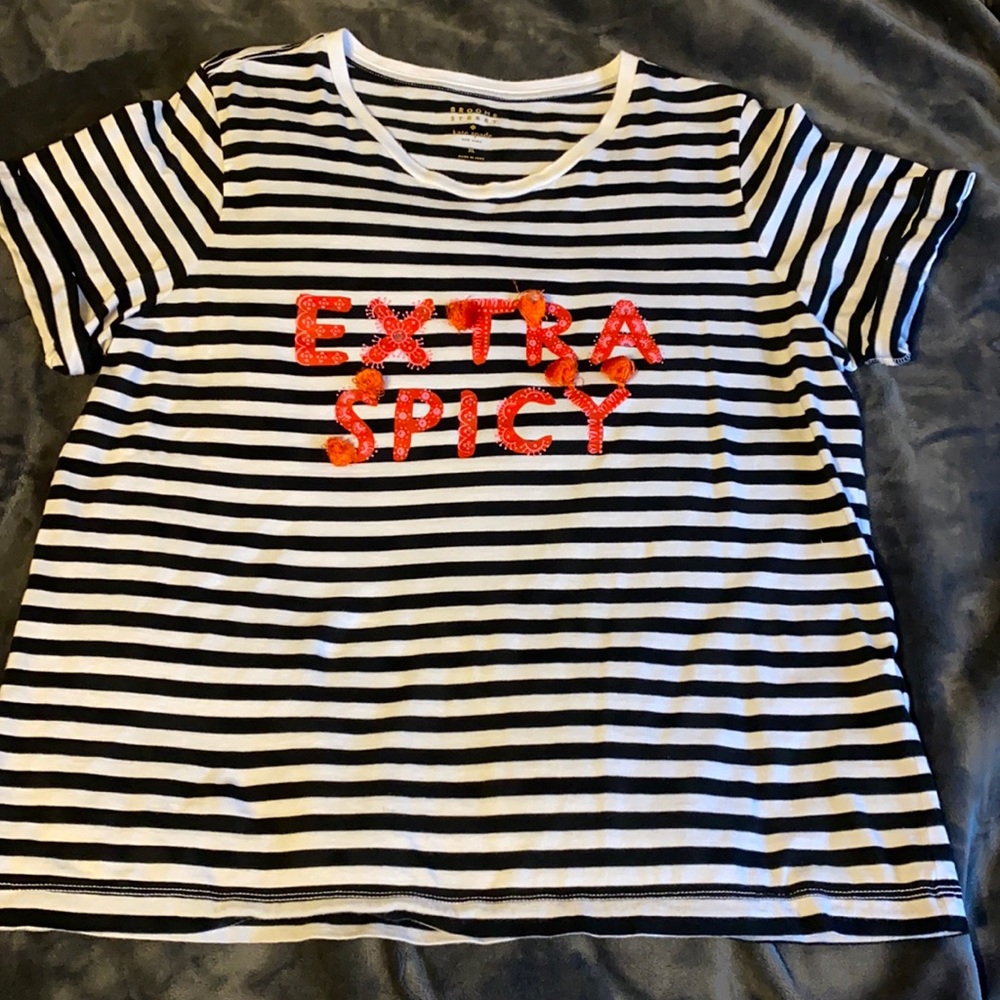 XL Kate Spade Extra spicy t-shirt